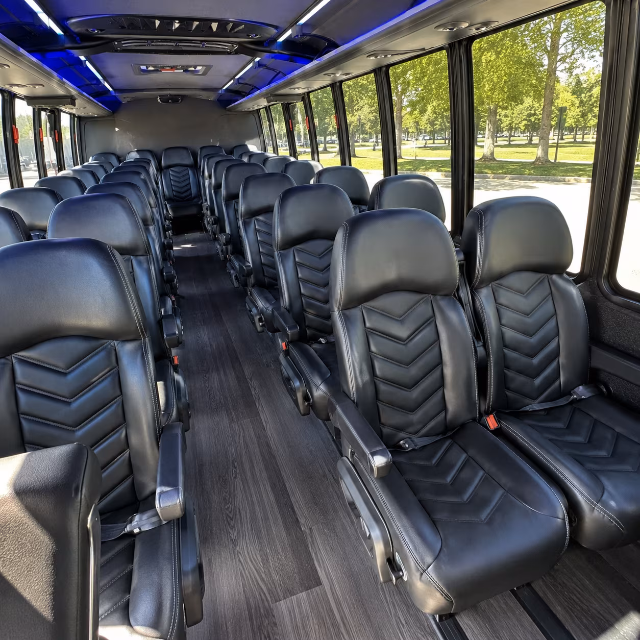 Tulsa Airport Shuttle & Transportation onboard seating