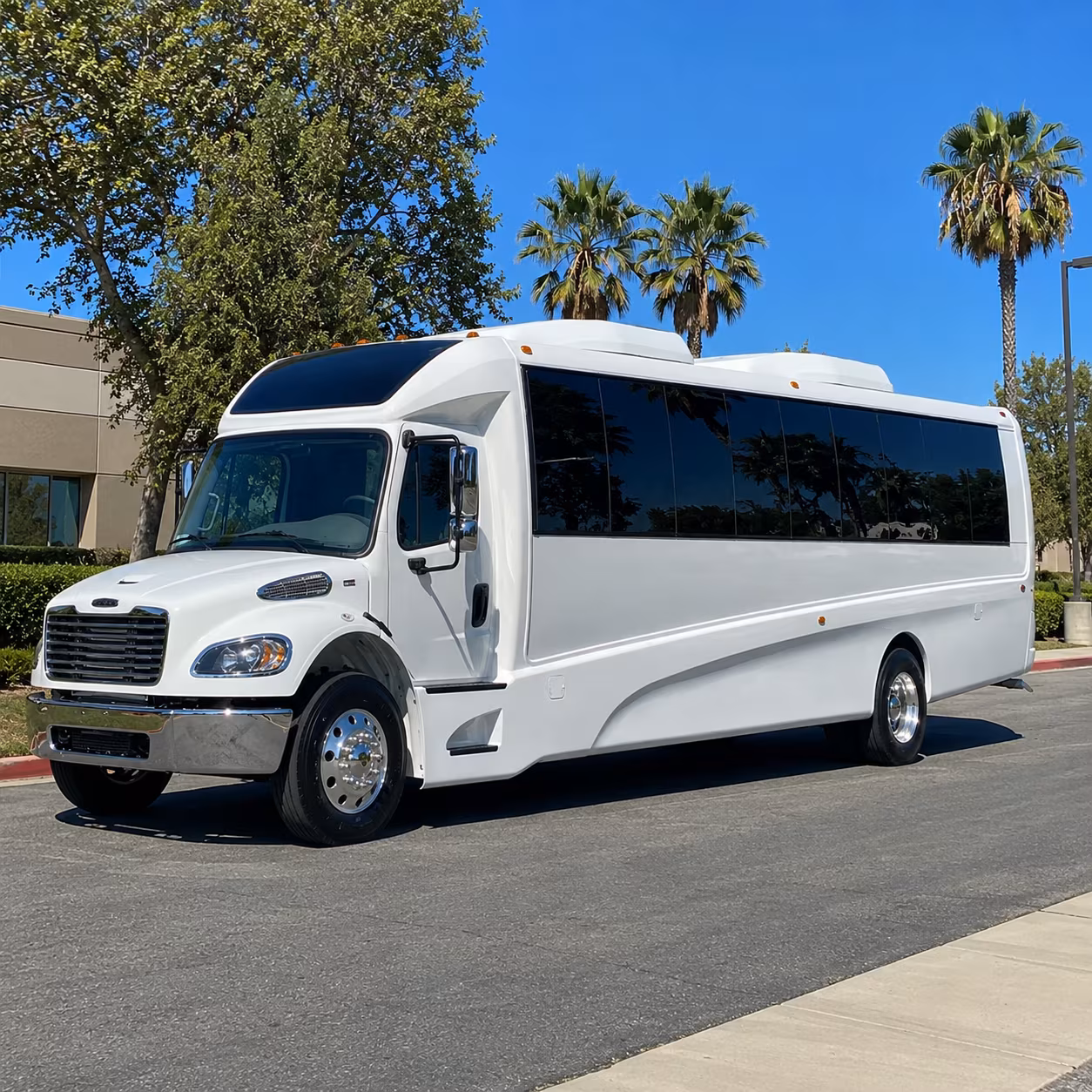 Tulsa School Event Transportation party bus exterior