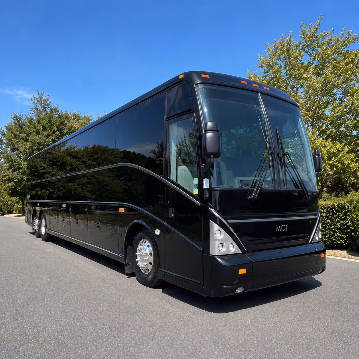 Tulsa School Event Transportation party bus exterior