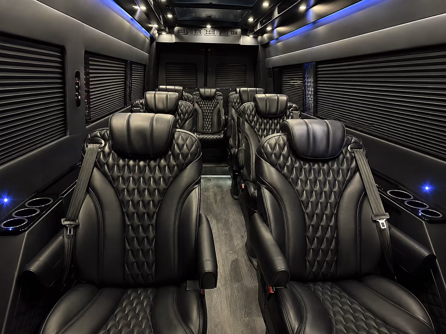 Tulsa School Event Transportation party bus exterior