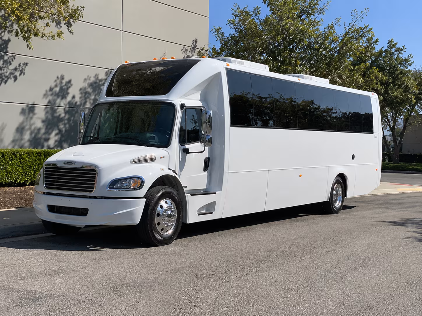 Tulsa Wedding Transportation party bus exterior