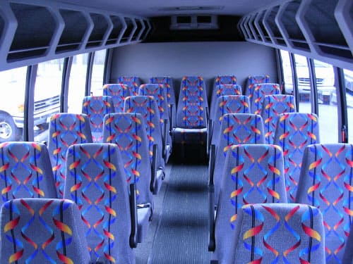 Broken Arrow 15-35 Passenger Minibuses Interior